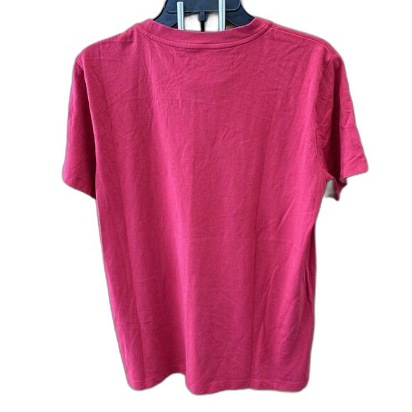 Coach X Richard Bernstein T shirt L Cherry Red Short Sleeve Cotton Pullover Logo - Picture 8 of 10